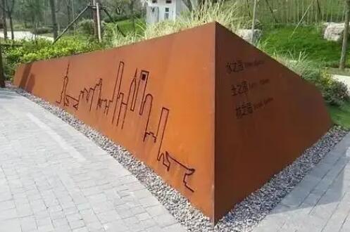 桂林耐候钢挡土墙